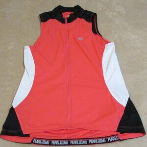 Pearl Izumi Women's Full Zip Sleeveless Jersey Size Medium  (A)